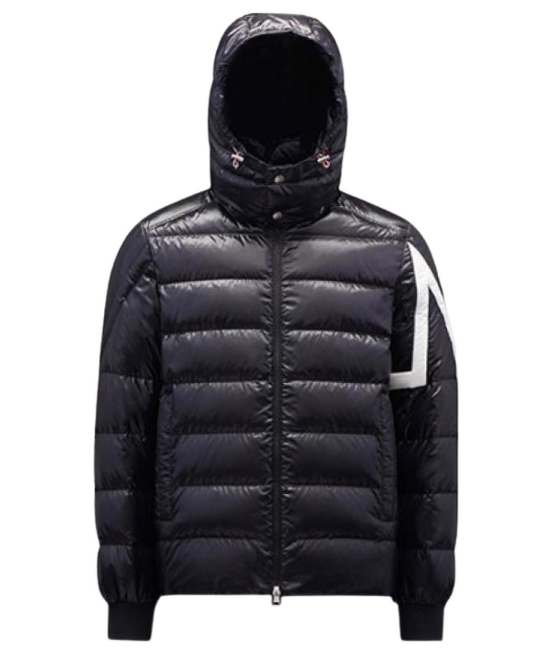 MONCLER Черный пуховик, фото 1