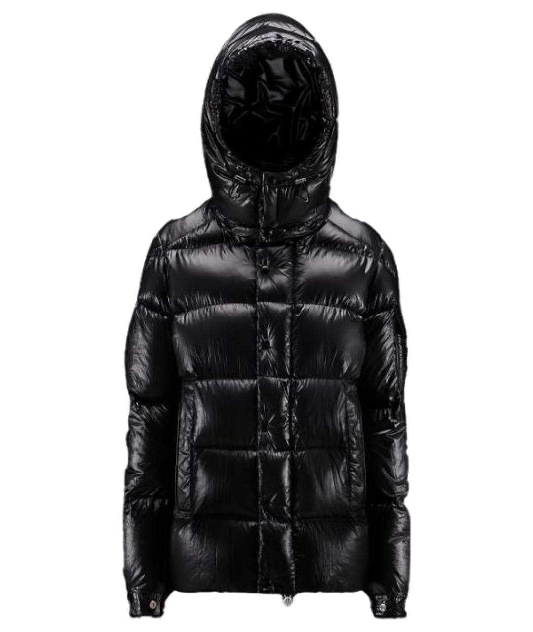MONCLER Черная полиамидовая куртка, фото 1