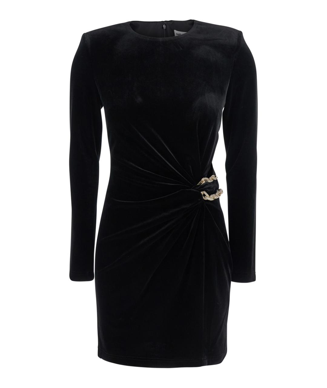 SELF-PORTRAIT Черное полиэстеровое коктейльное платье, фото 1