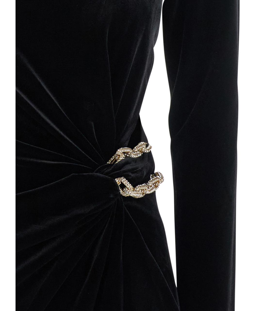 SELF-PORTRAIT Черное полиэстеровое коктейльное платье, фото 3