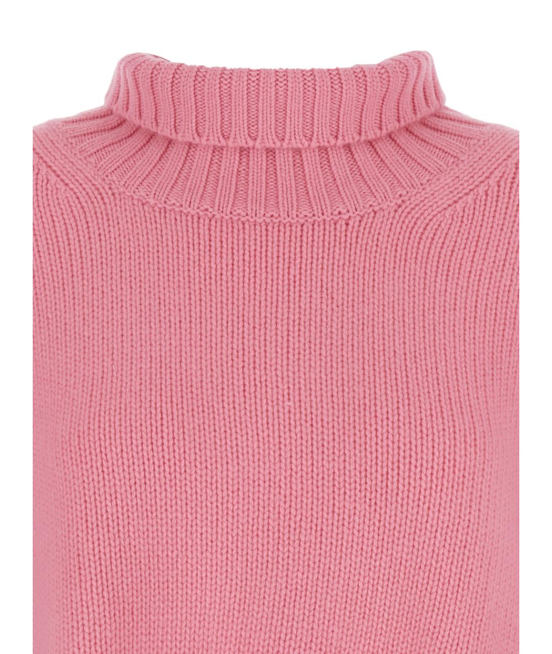 SOFT GOAT Розовый кашемировый джемпер / свитер, фото 3