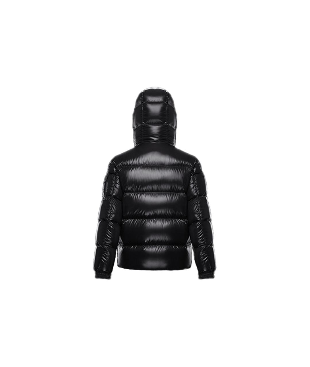 MONCLER Черный пуховик, фото 2