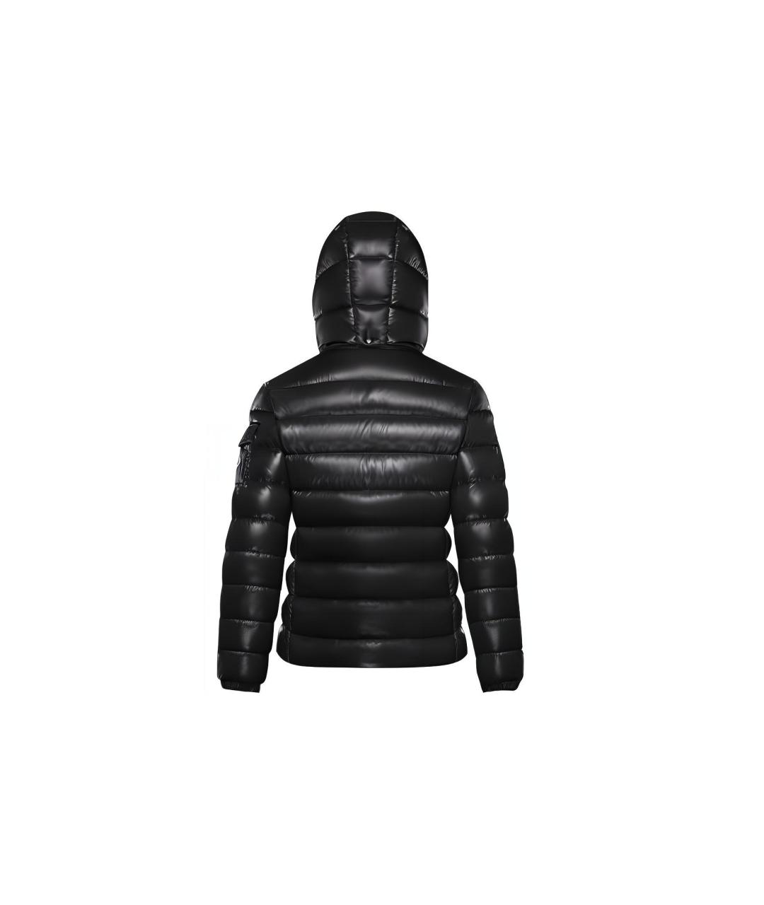 MONCLER Черный пуховик, фото 2