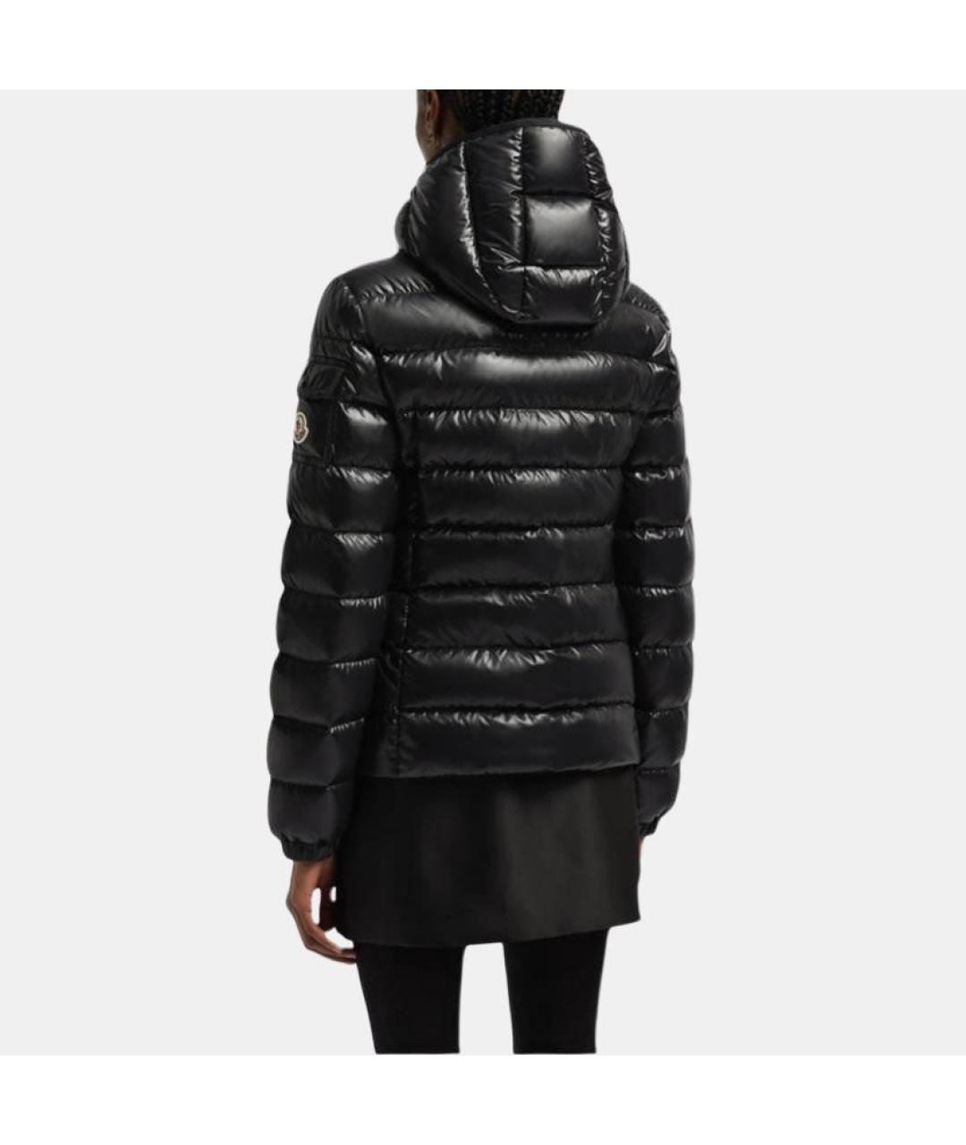 MONCLER Черный пуховик, фото 4