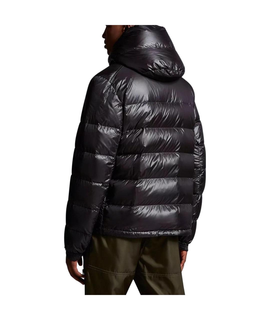 MONCLER Черный пуховик, фото 3