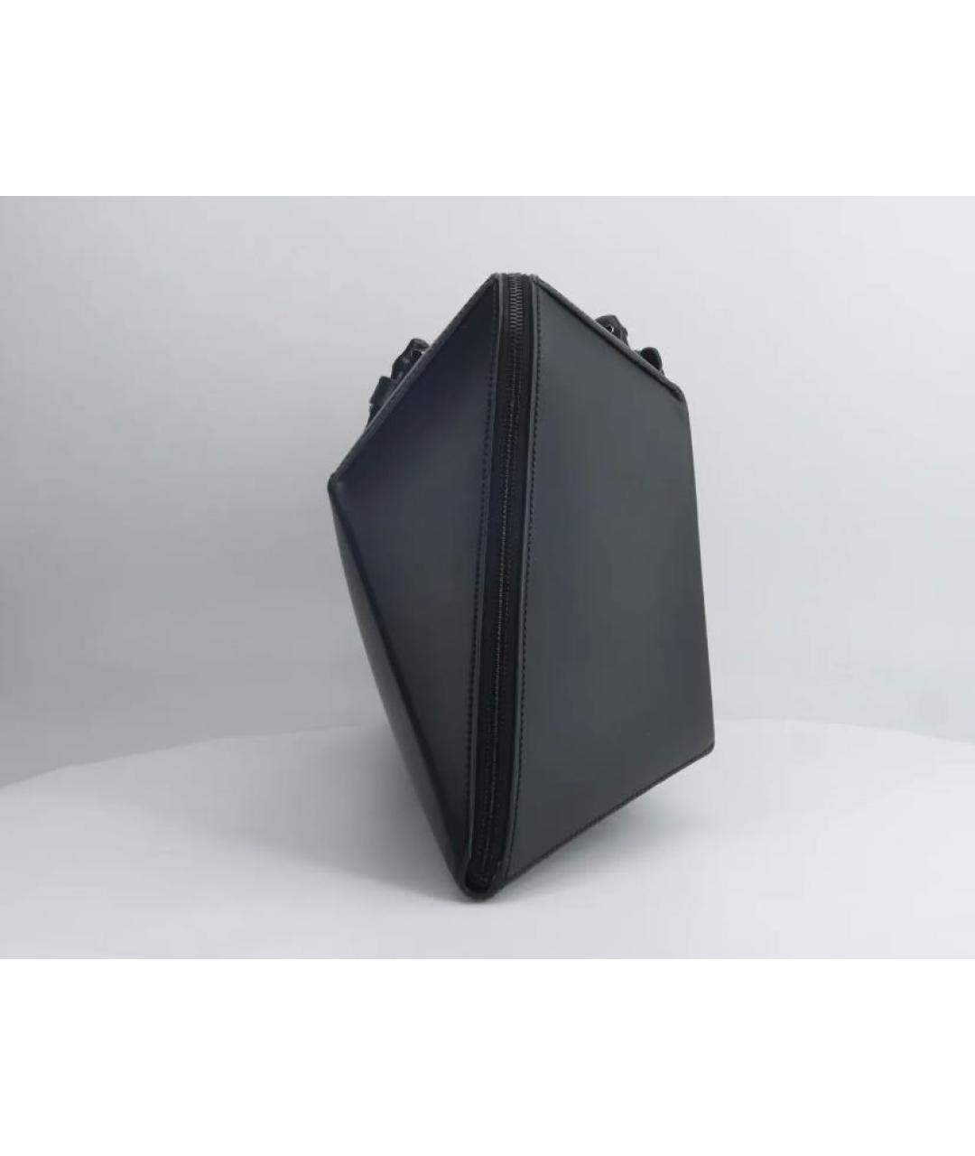 GUCCI Черная кожаная сумка с короткими ручками, фото 2