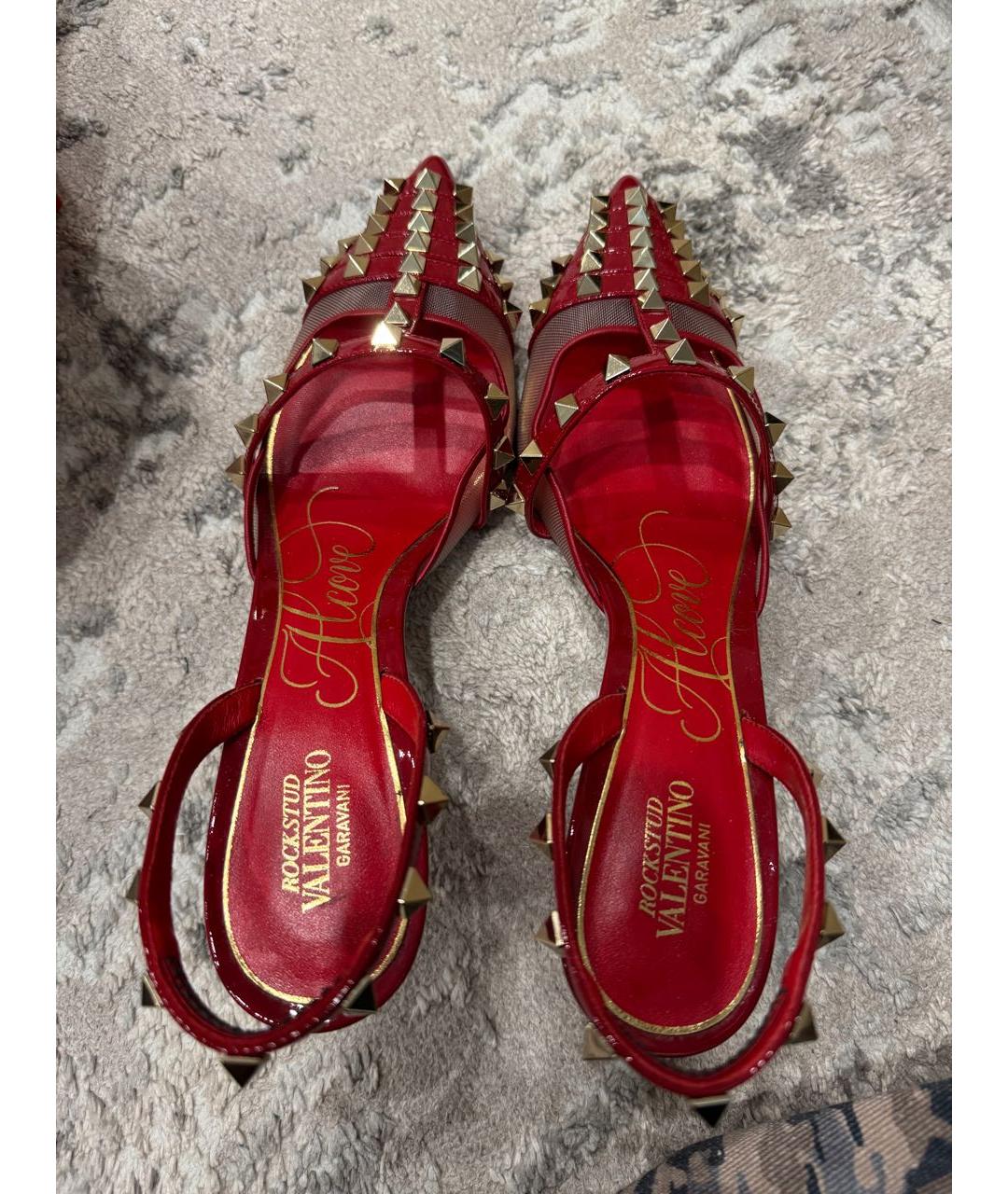 VALENTINO Красные туфли из лакированной кожи, фото 3