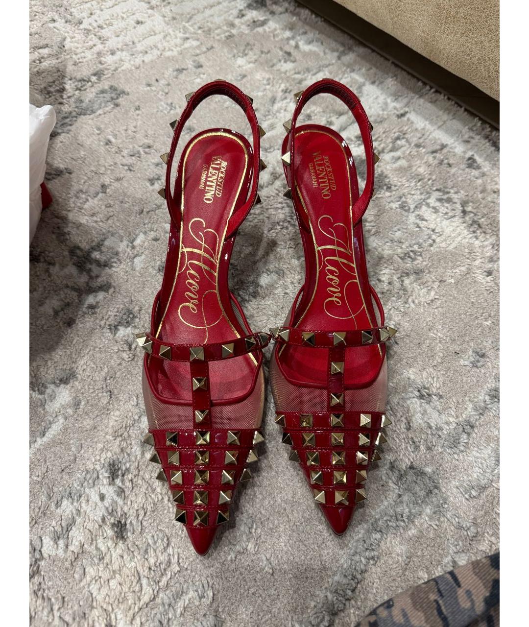 VALENTINO Красные туфли из лакированной кожи, фото 2