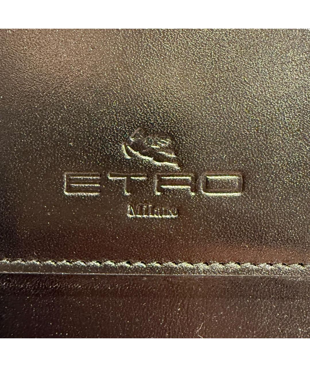 ETRO Синий кожаный кошелек, фото 8