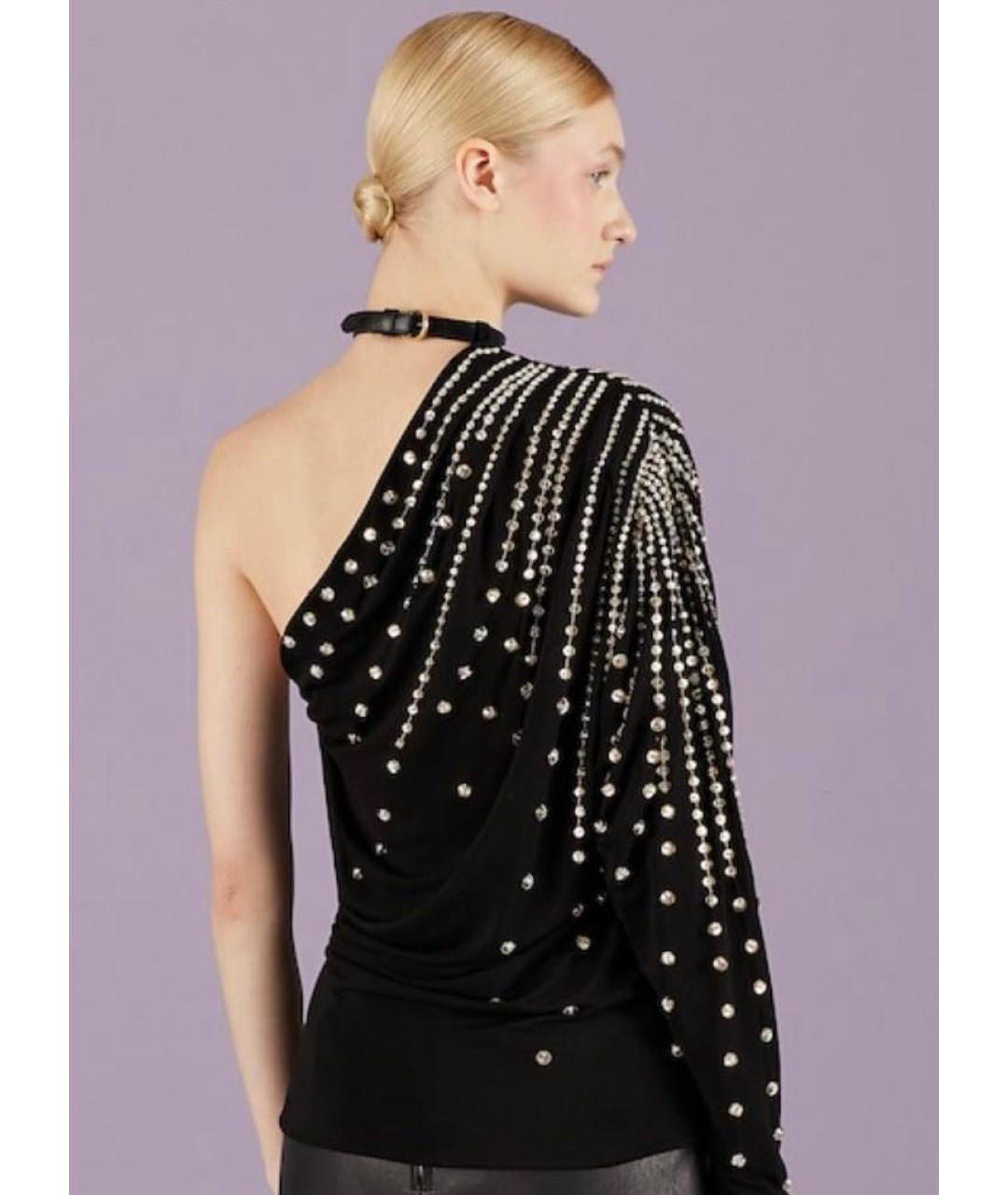 GUCCI Черная вискозная майка, фото 3