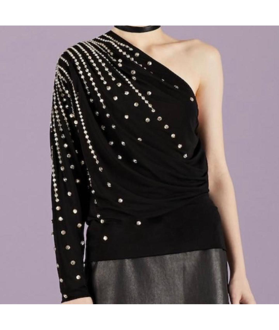 GUCCI Черная вискозная майка, фото 4