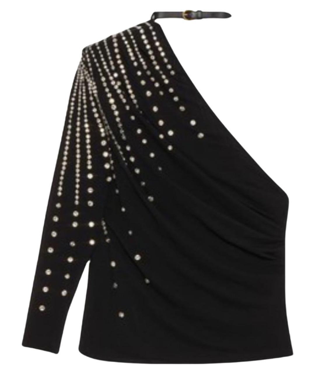 GUCCI Черная вискозная майка, фото 1