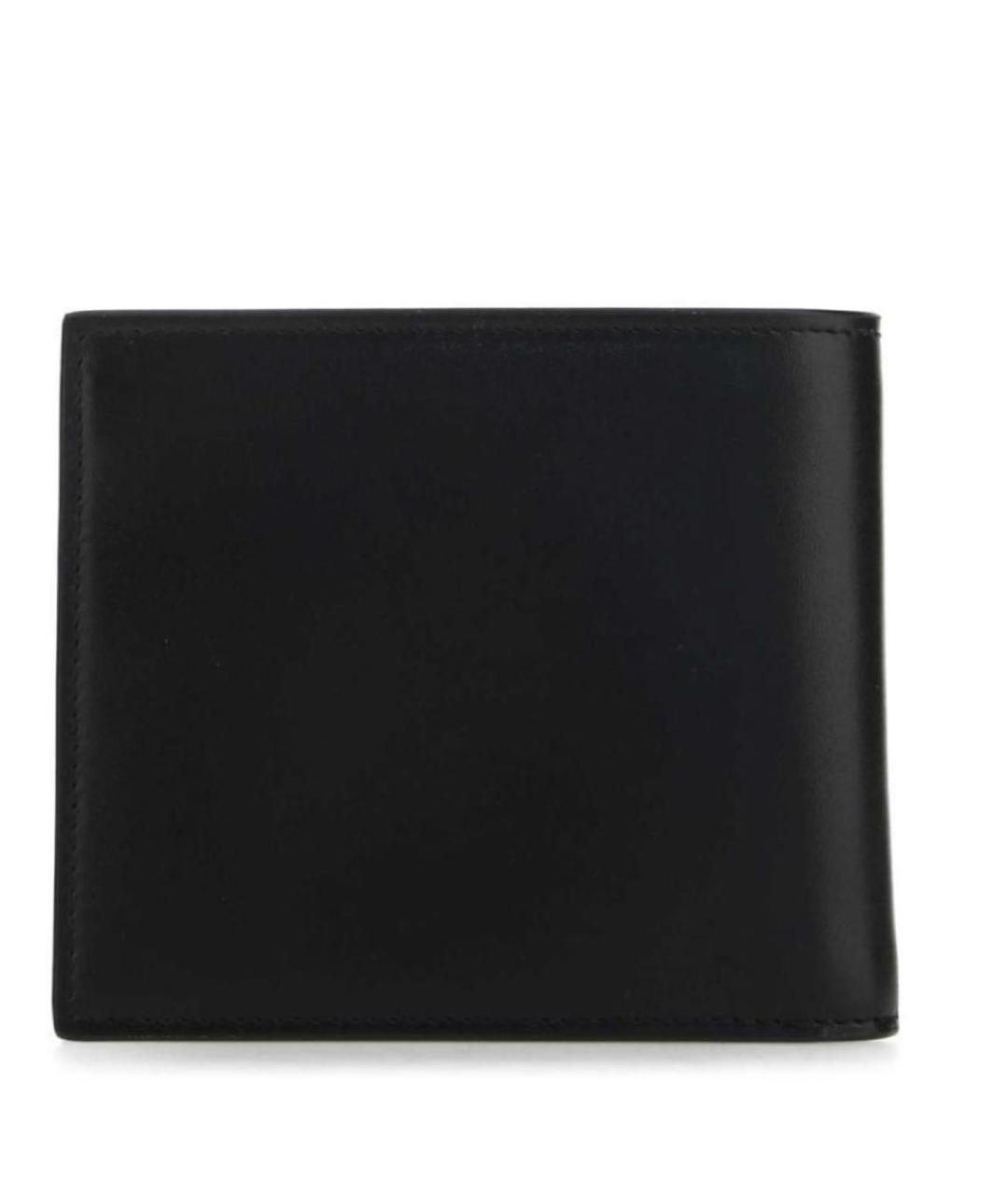 SAINT LAURENT Черный кожаный кошелек, фото 3
