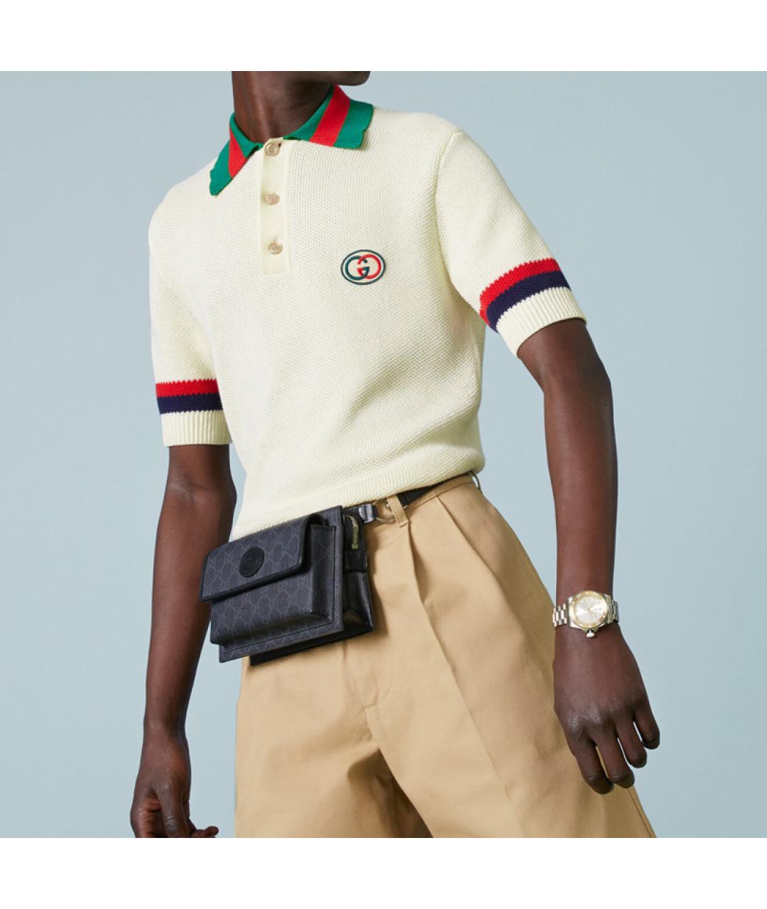 GUCCI Черная поясная сумка, фото 6