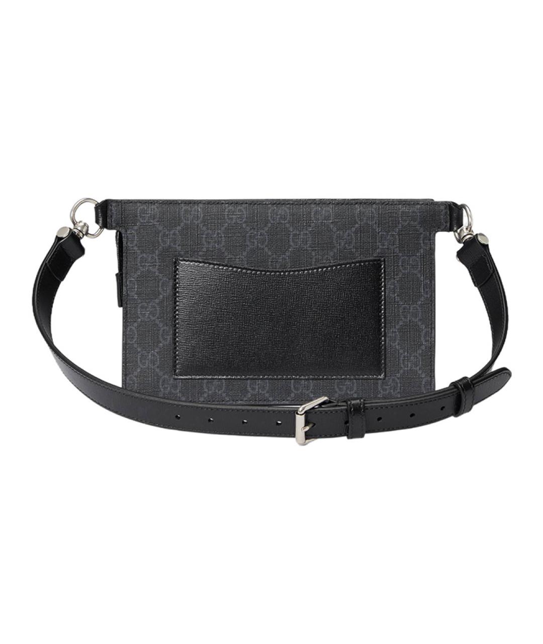 GUCCI Черная поясная сумка, фото 3