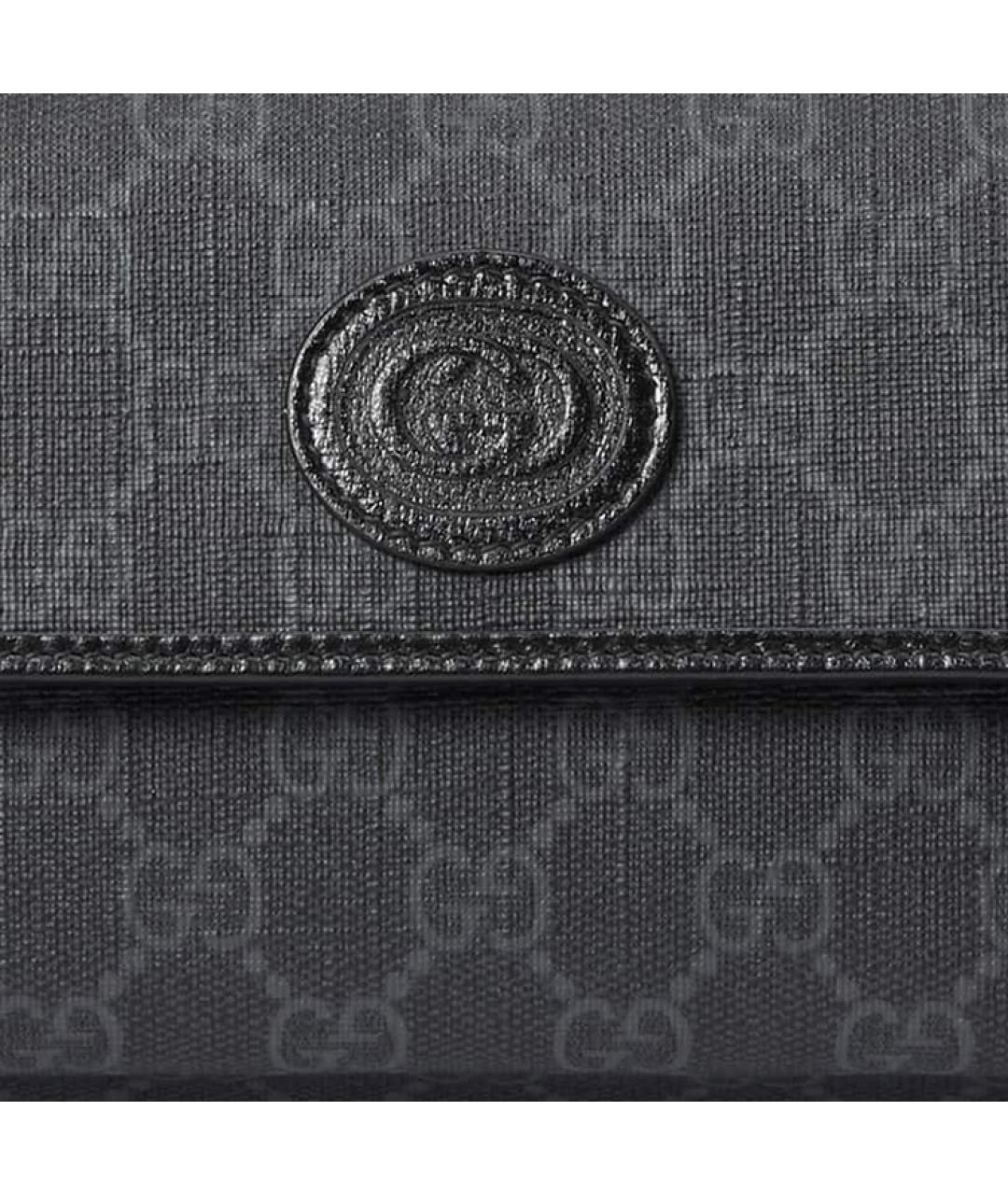 GUCCI Черная поясная сумка, фото 5