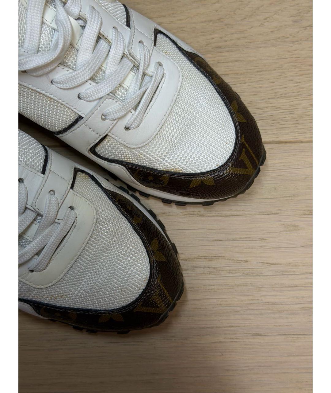 LOUIS VUITTON Белые текстильные кроссовки, фото 3