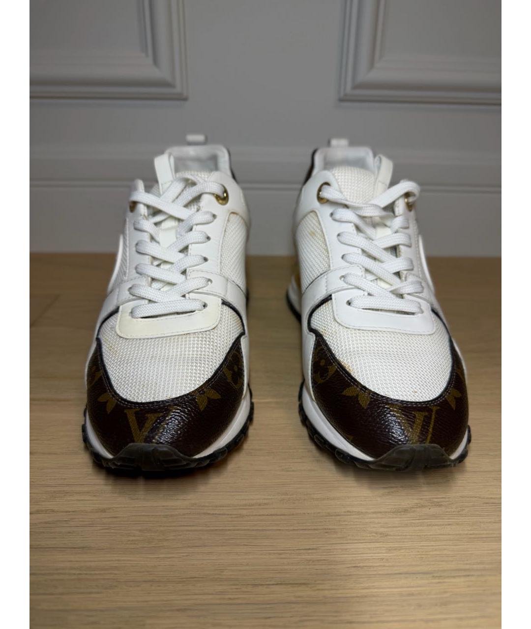 LOUIS VUITTON Белые текстильные кроссовки, фото 4
