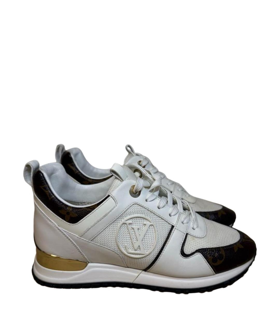 LOUIS VUITTON Белые текстильные кроссовки, фото 1