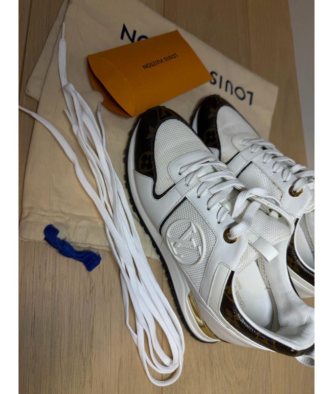 LOUIS VUITTON Белые текстильные кроссовки, фото 6