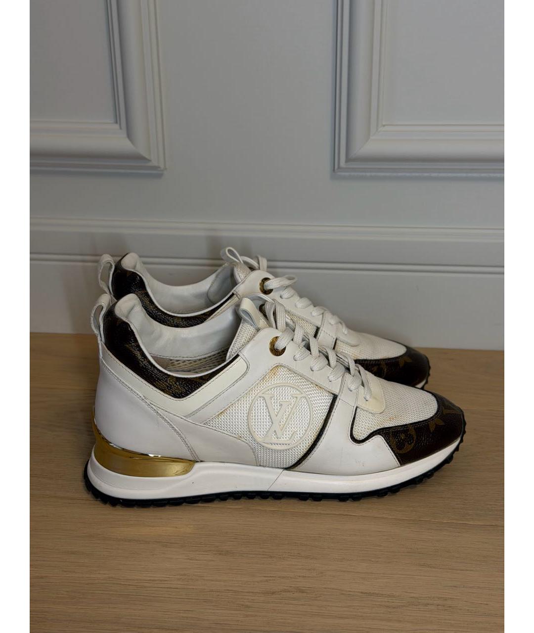 LOUIS VUITTON Белые текстильные кроссовки, фото 2