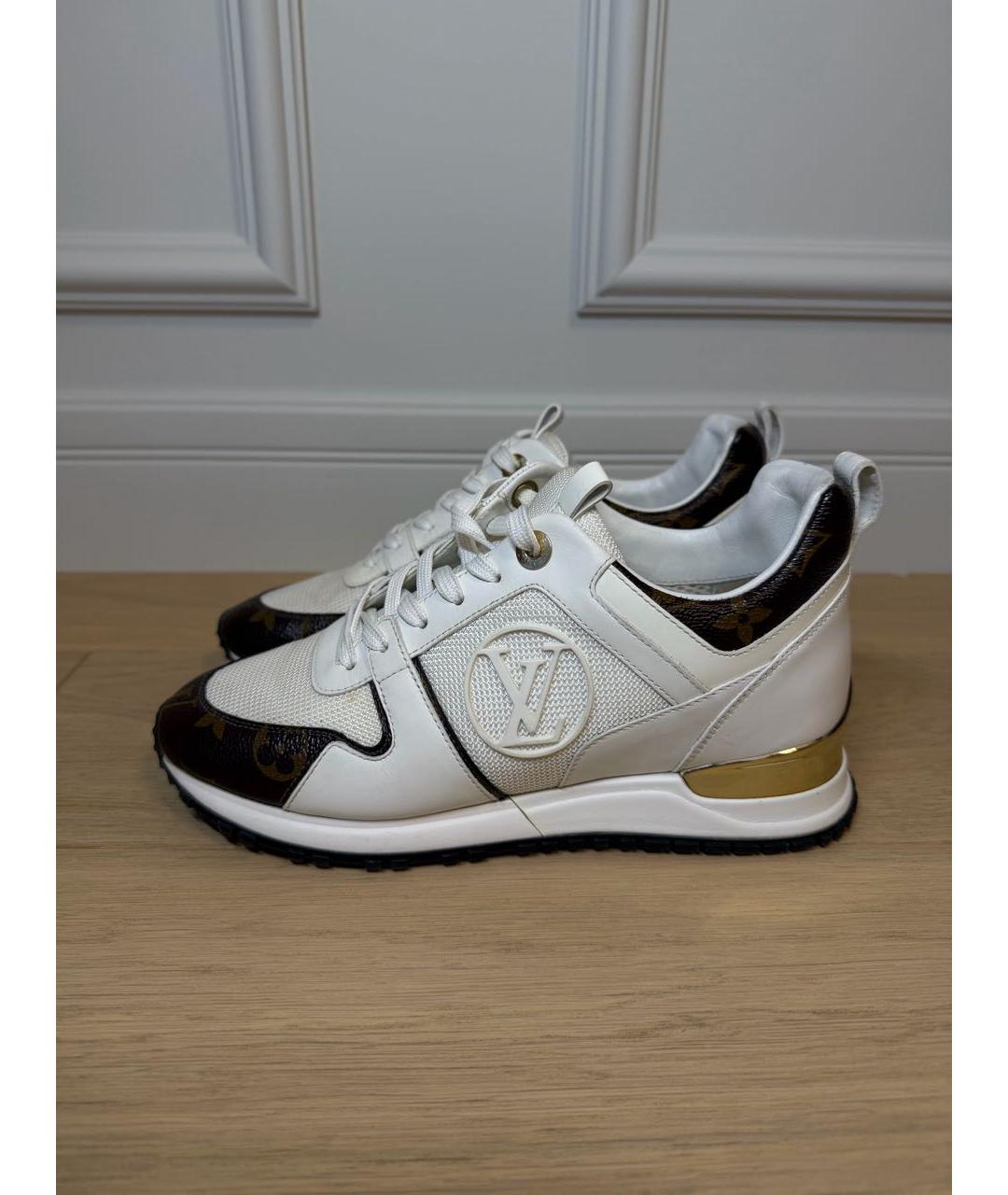 LOUIS VUITTON Белые текстильные кроссовки, фото 7