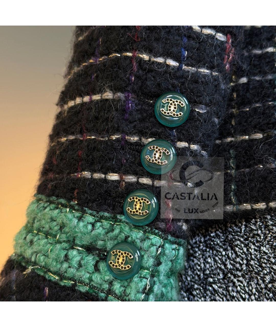 CHANEL Твидовый жакет/пиджак, фото 8