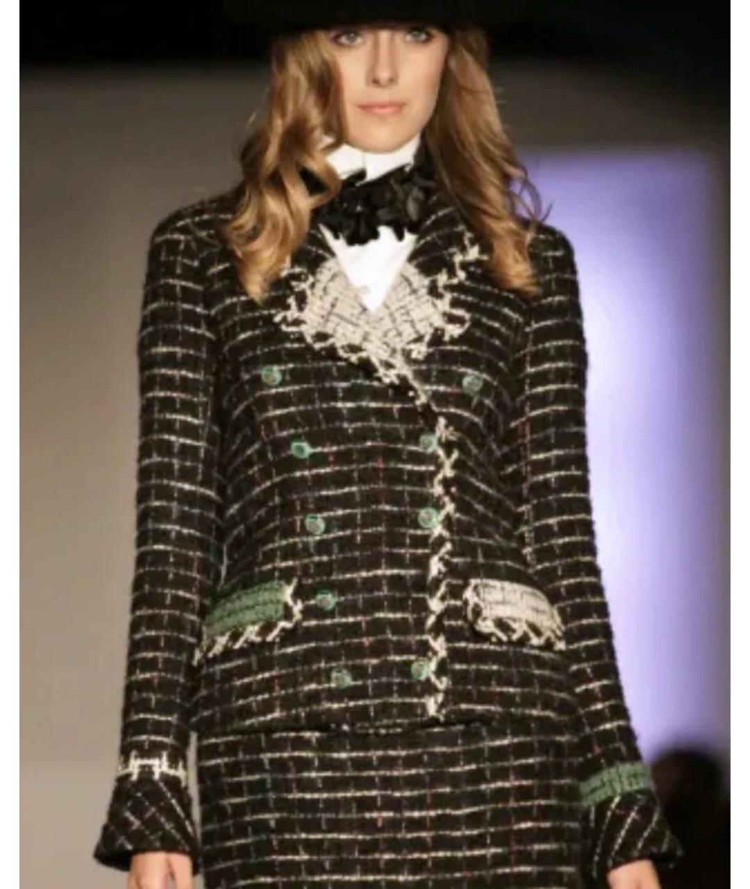 CHANEL Твидовый жакет/пиджак, фото 4