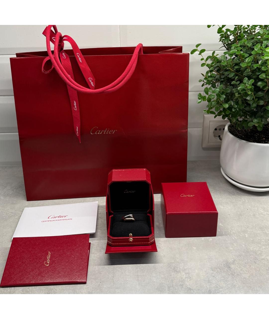 CARTIER Золотое кольцо из розового золота, фото 4