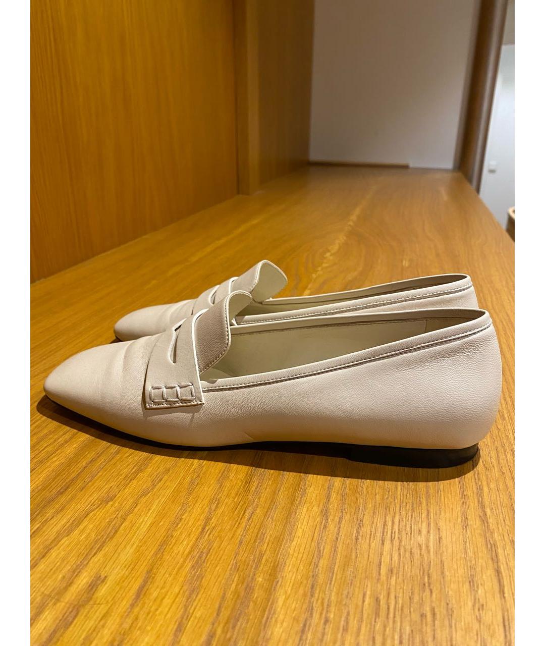 KHAITE Белые кожаные туфли, фото 3