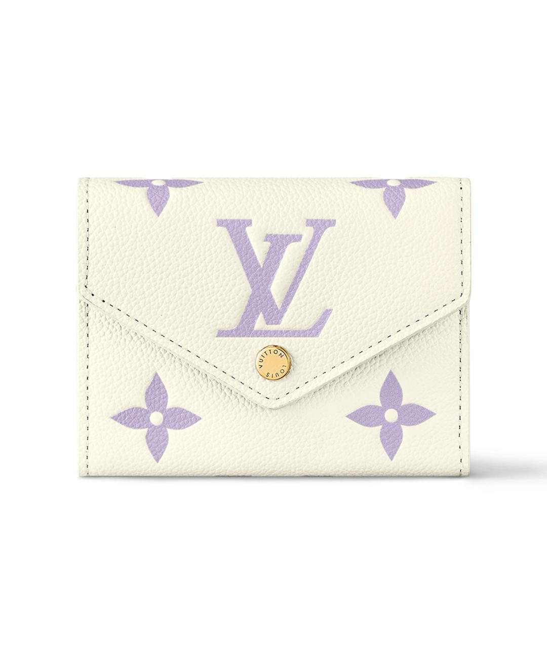 LOUIS VUITTON Белый кожаный кошелек, фото 1