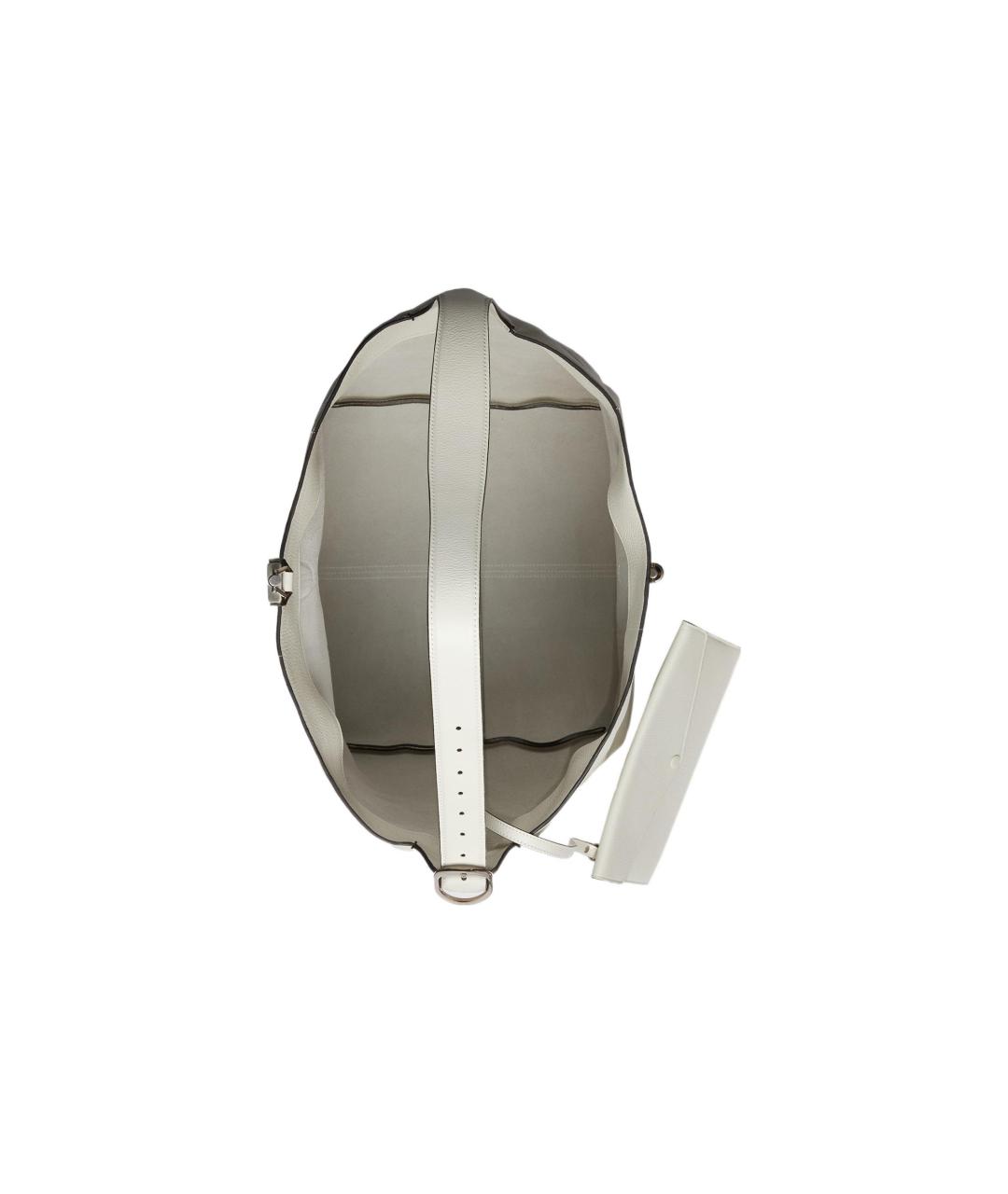 GUCCI Белая кожаная сумка через плечо, фото 7