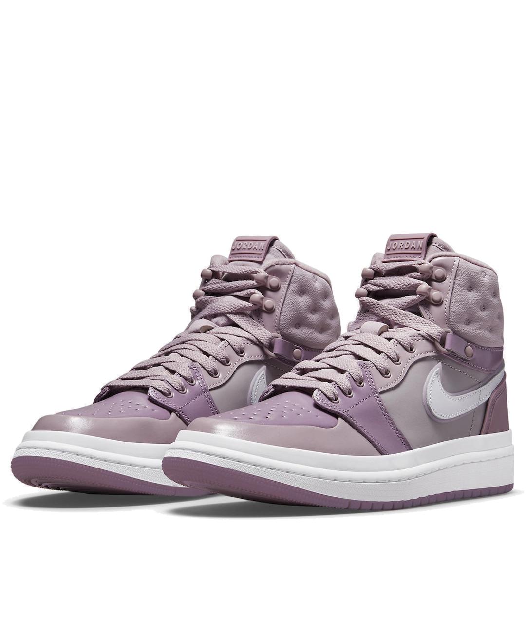 JORDAN Розовые кожаные кроссовки, фото 2