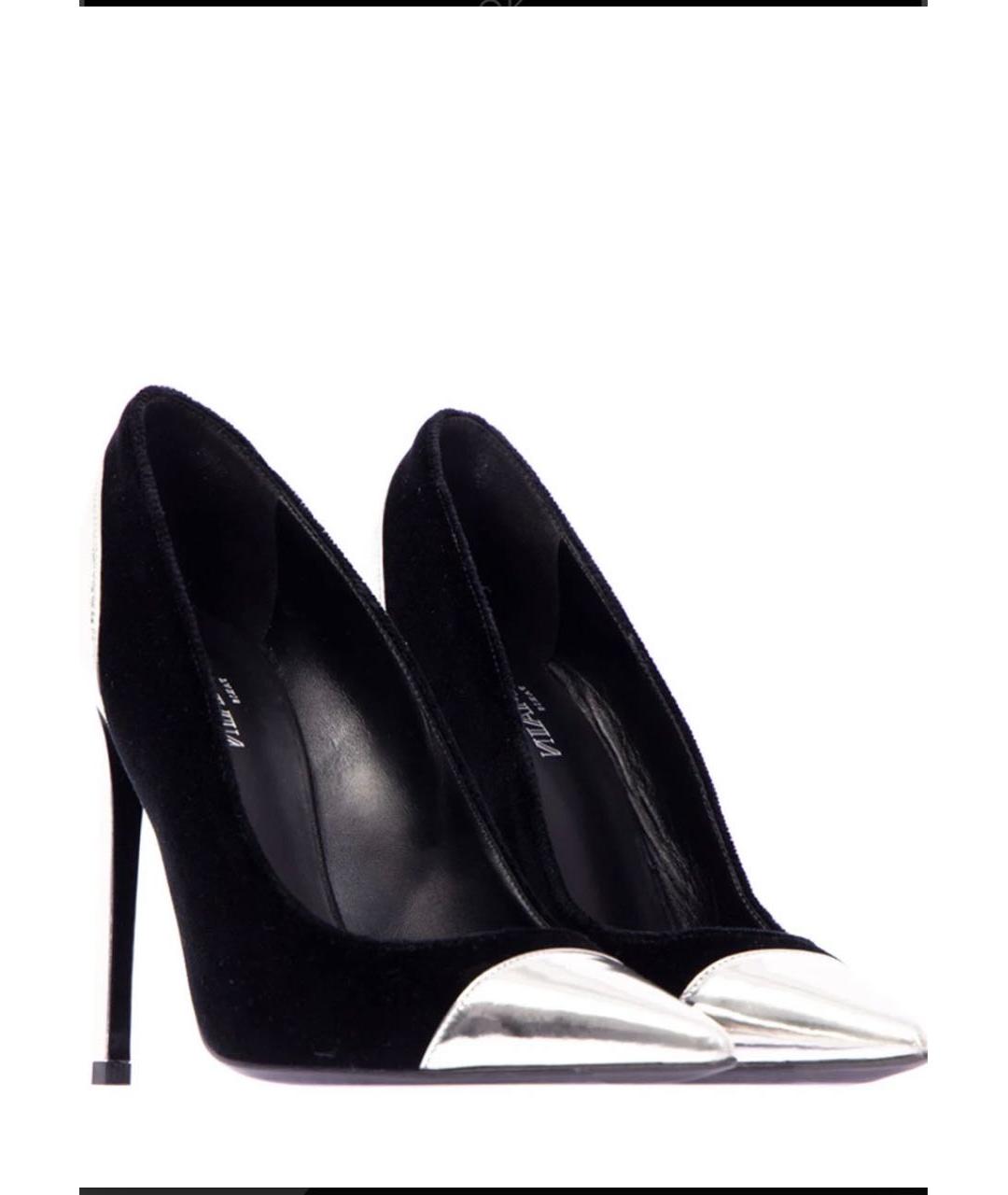 BALMAIN Черные кожаные туфли, фото 3