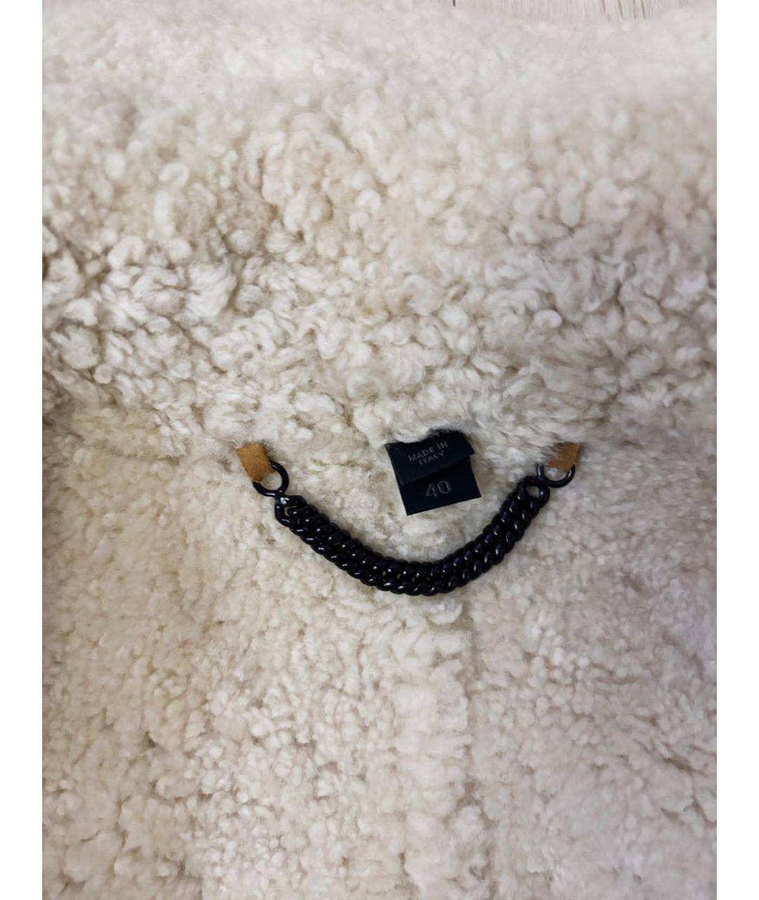 BURBERRY Коричневая шерстяная дубленка, фото 3