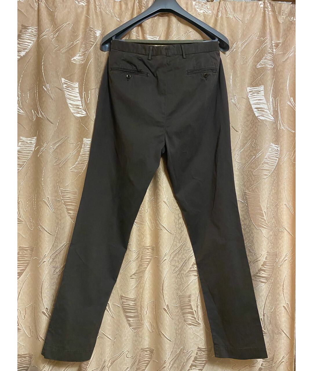 HACKETT Коричневые хлопко-эластановые брюки чинос, фото 2