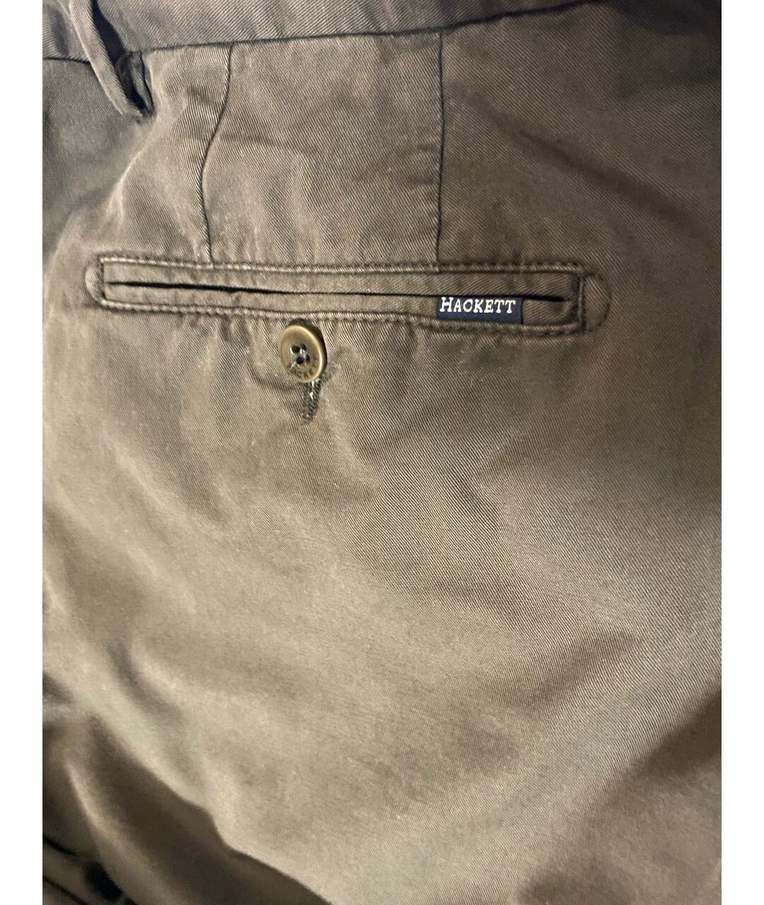 HACKETT Коричневые хлопко-эластановые брюки чинос, фото 8