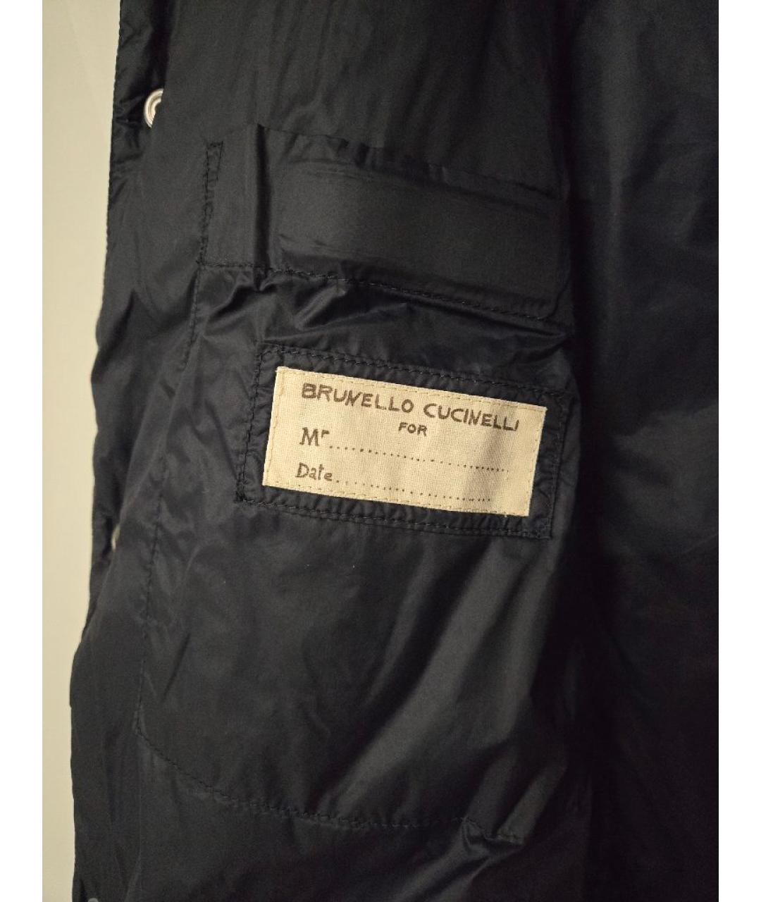 BRUNELLO CUCINELLI Темно-синий жилет, фото 4