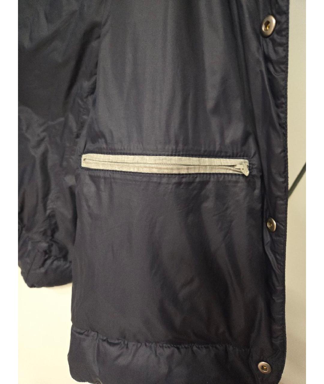 BRUNELLO CUCINELLI Темно-синий жилет, фото 5