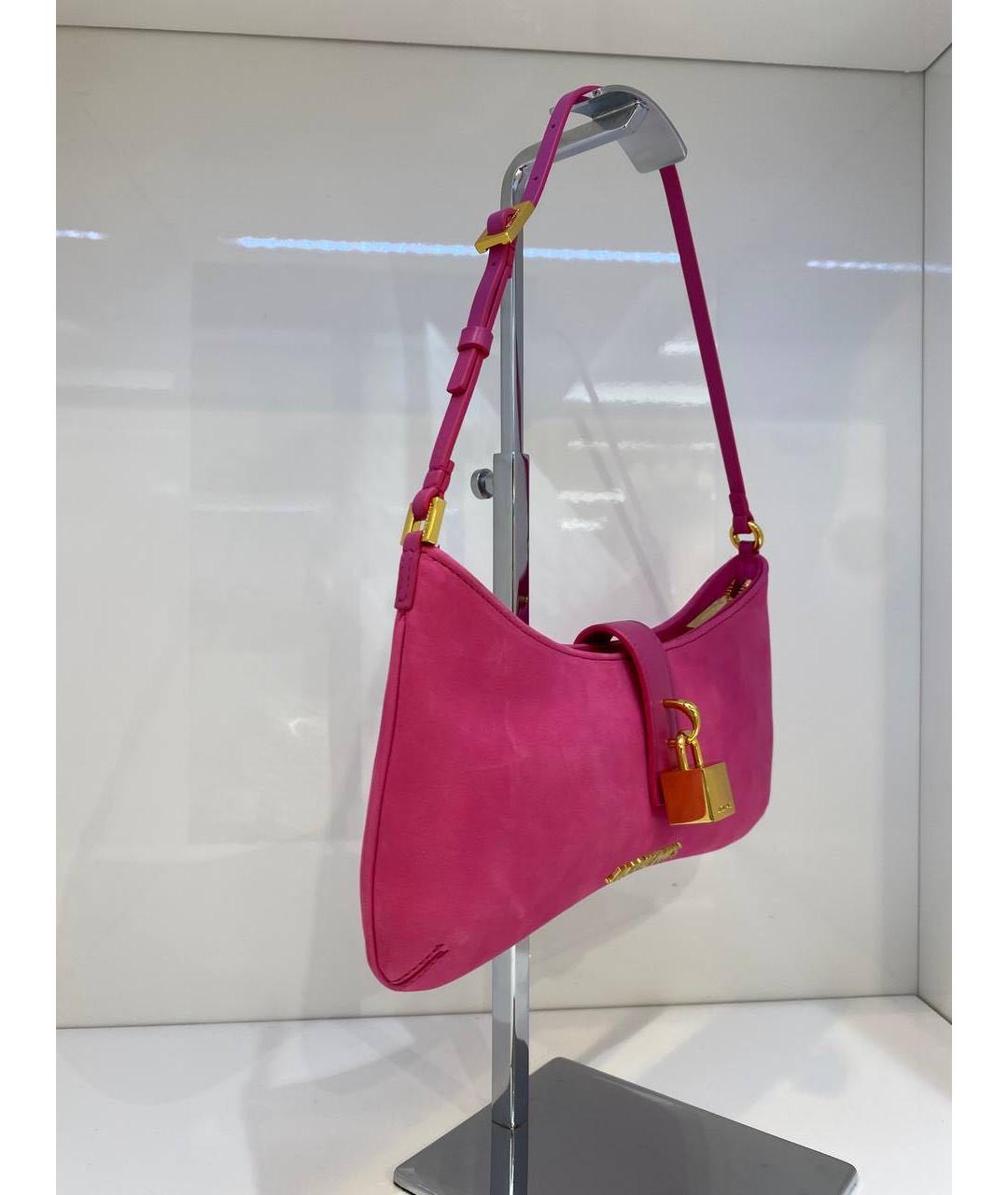 JACQUEMUS Розовая сумка с короткими ручками, фото 3