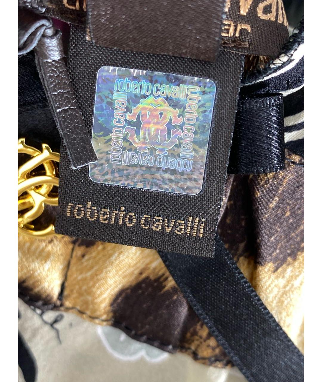 ROBERTO CAVALLI Мульти шелковая майка, фото 4