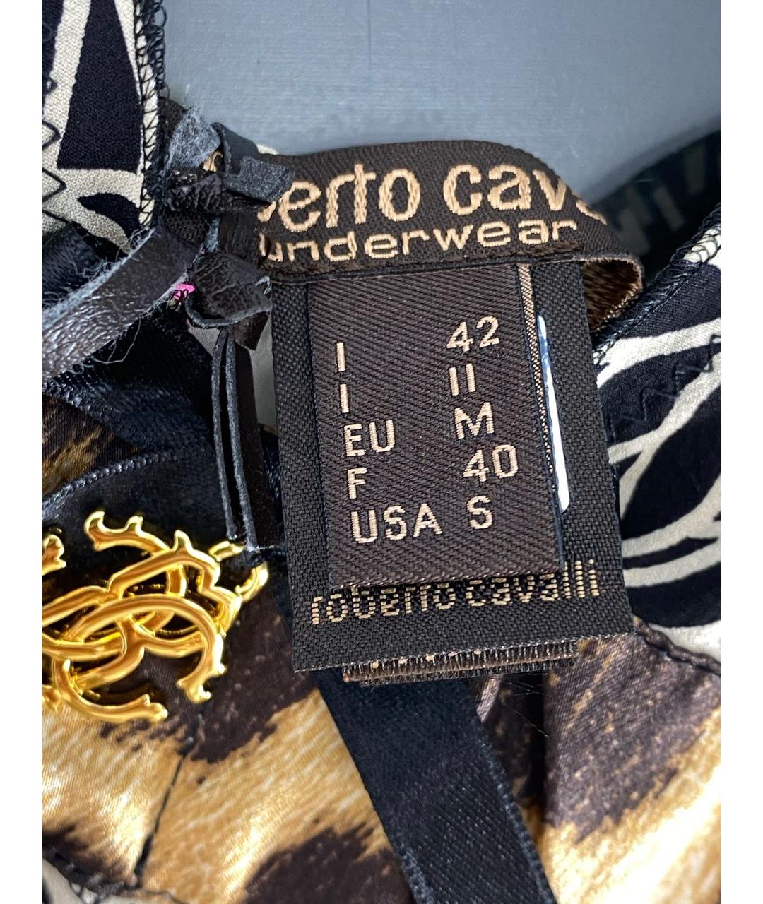 ROBERTO CAVALLI Мульти шелковая майка, фото 8