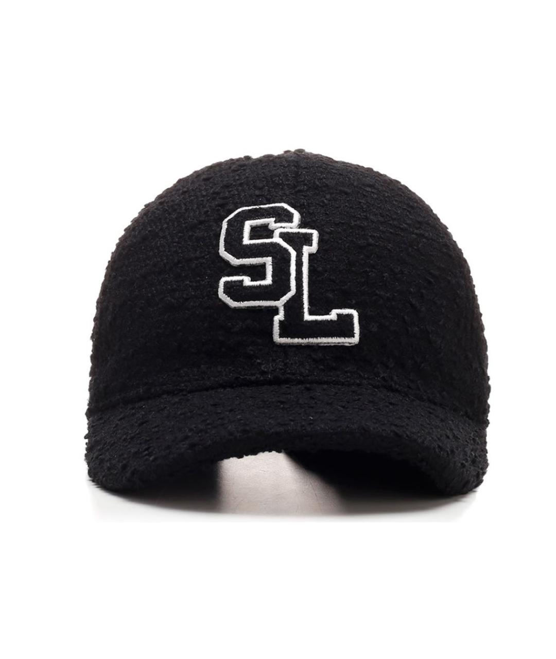 SAINT LAURENT Черная шерстяная кепка, фото 6