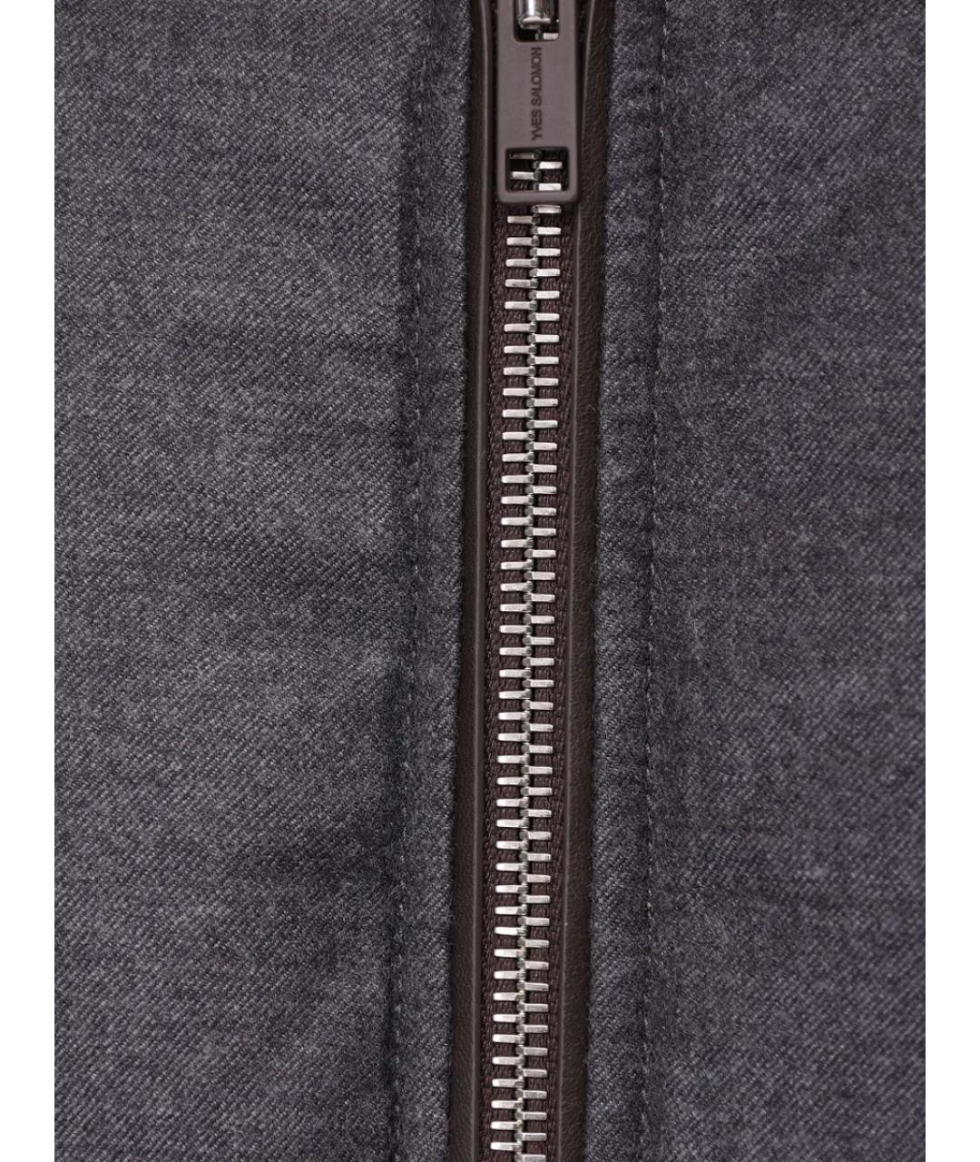 YVES SALOMON Серый пуховик, фото 6