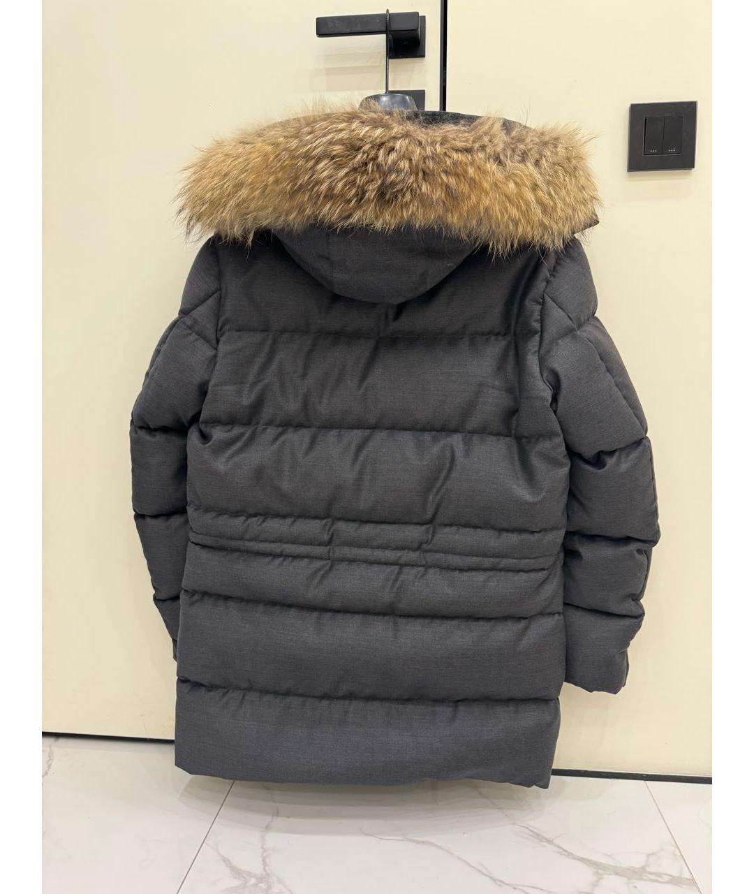 MONTECORE Антрацитовый шерстяной пуховик, фото 2