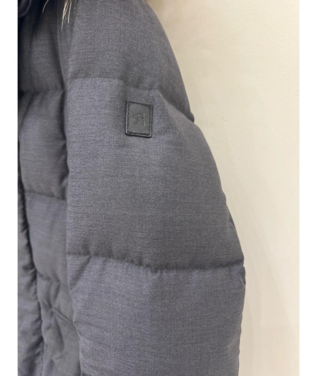 MONTECORE Антрацитовый шерстяной пуховик, фото 3