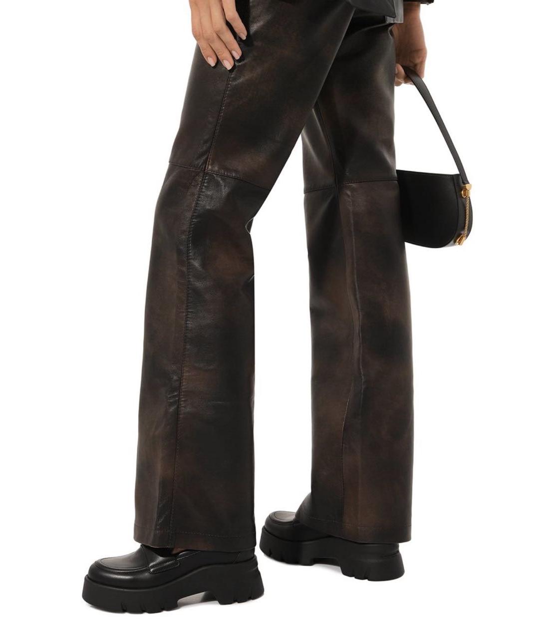 GIANVITO ROSSI Черные кожаные лоферы, фото 4