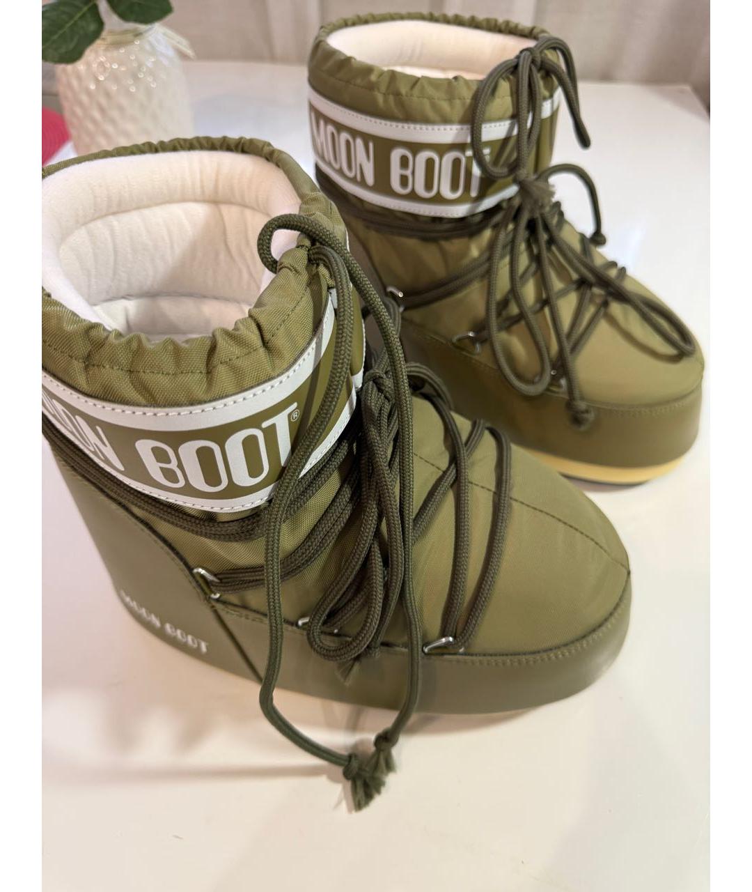 MOON BOOT Хаки ботинки, фото 2