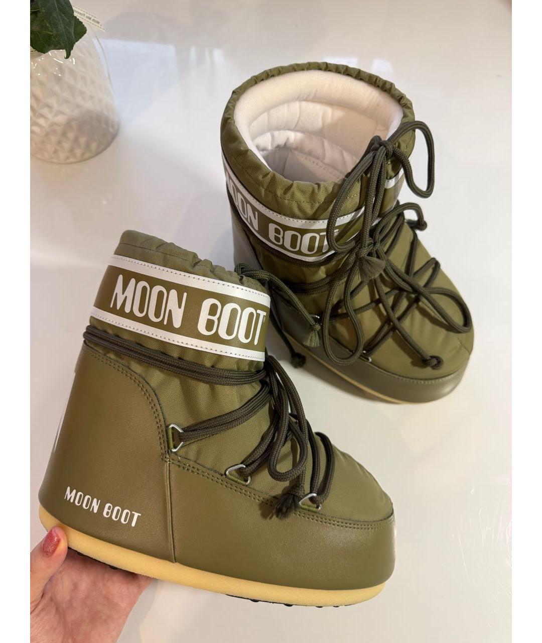 MOON BOOT Хаки ботинки, фото 7