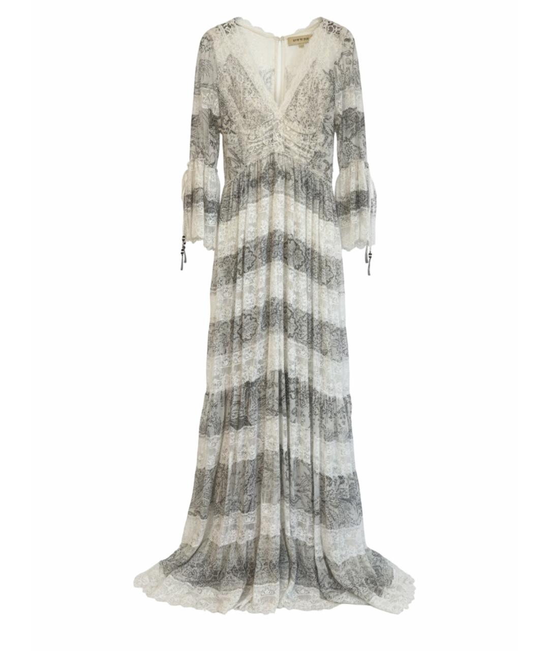 ETRO Белое кружевное вечернее платье, фото 1